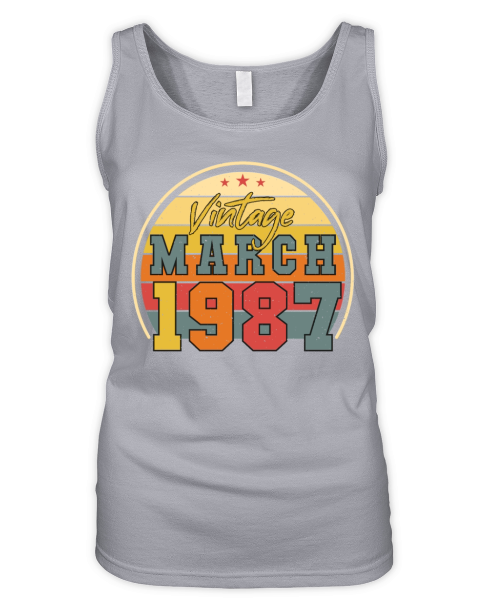 Born March 1987 Vintage Organic Women's Tank Top