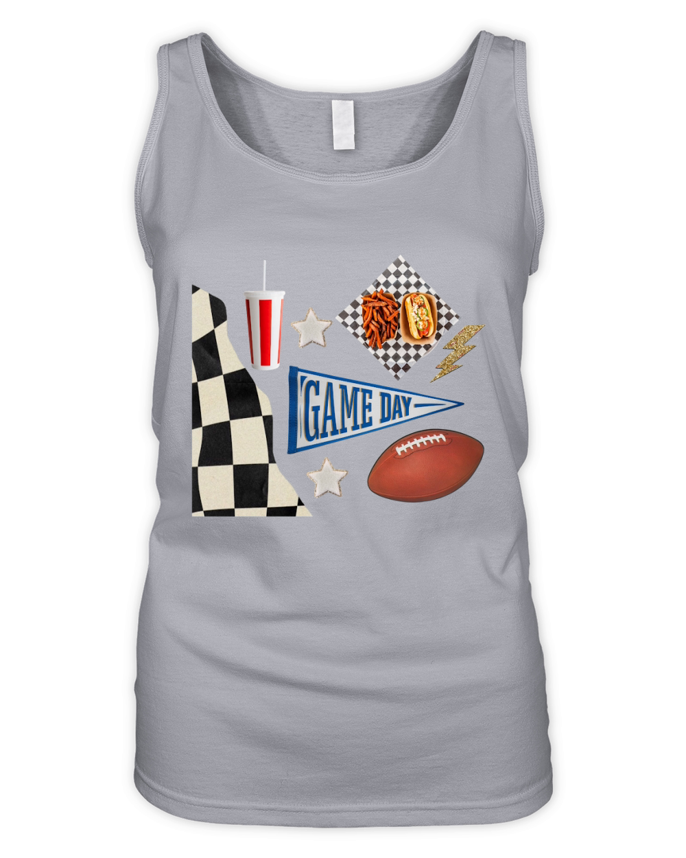 Football Game Day 1 Organic Women's Tank Top