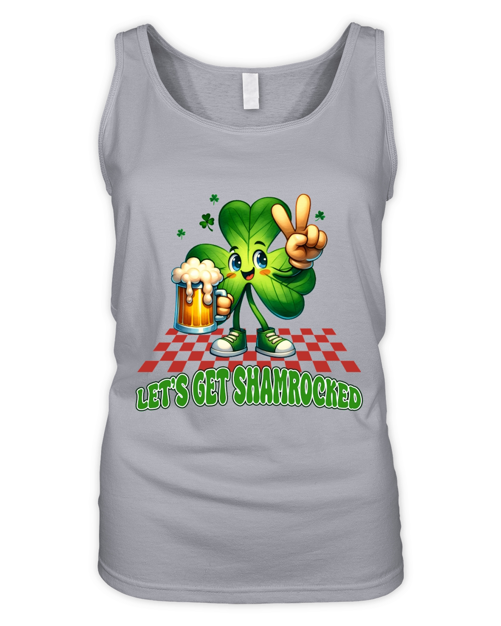 Let’s Get Shamrocked St. Patty’s Organic Women's Tank Top