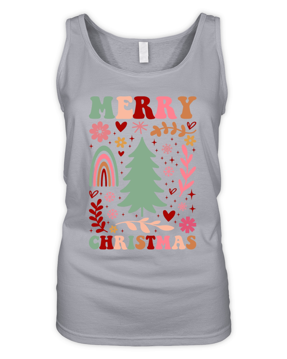 merry christmas 40 Organic Women's Tank Top