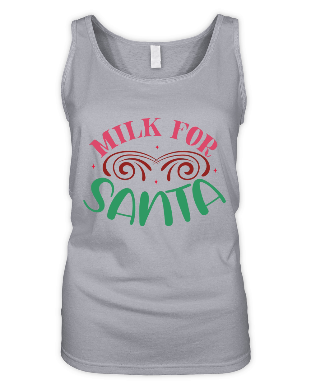 Milk for Santa Christmas Organic Women's Tank Top