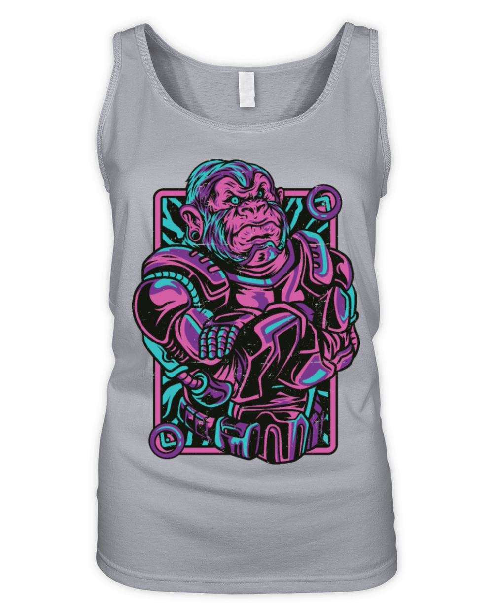 Neon Style Gorilla Organic Women's Tank Top