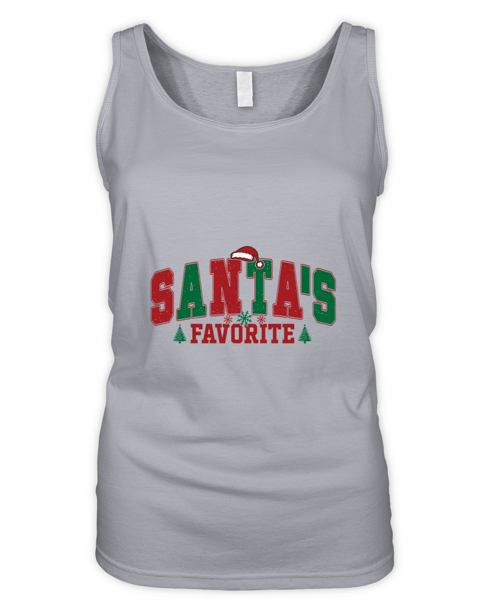 Santas Favorite Christmas 4 Organic Women's Tank Top