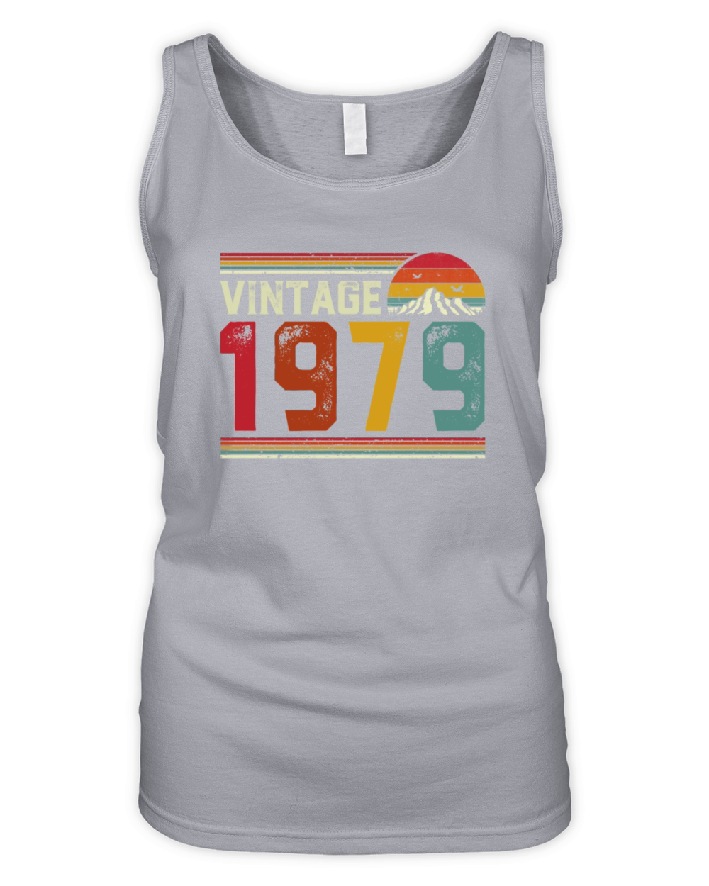 Vintage 1979 42 Years Old 42nd Birthday Gift Organic Women's Tank Top