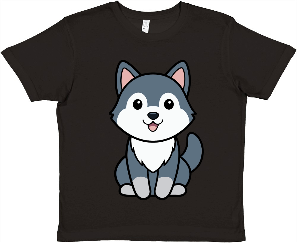Alaskan Malamute 03 Premium Kids Crewneck T-shirt