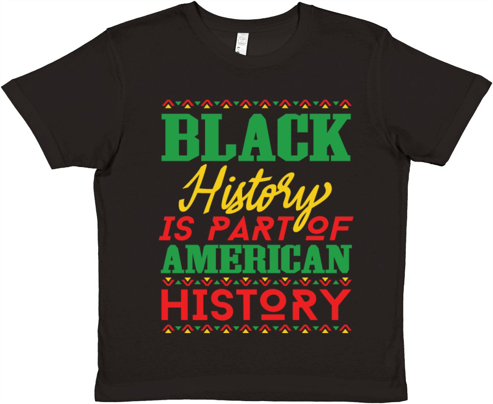 Black History is Apart of American History Premium Kids Crewneck T-shirt