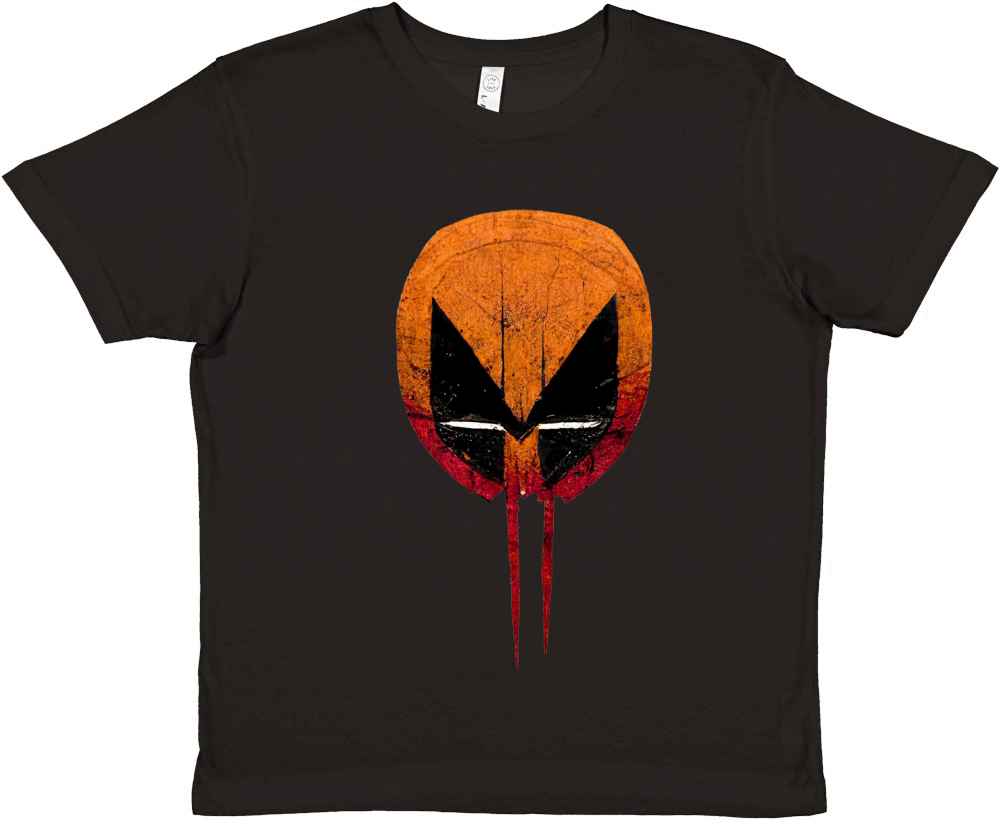 Cool Hero Mask Premium Kids Crewneck T-shirt