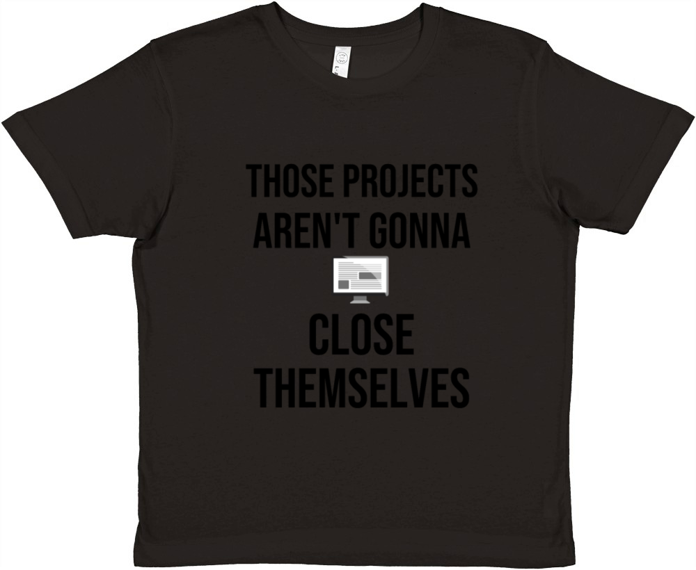 Funny Project Management Gift For Project Managers Premium Kids Crewneck T-shirt