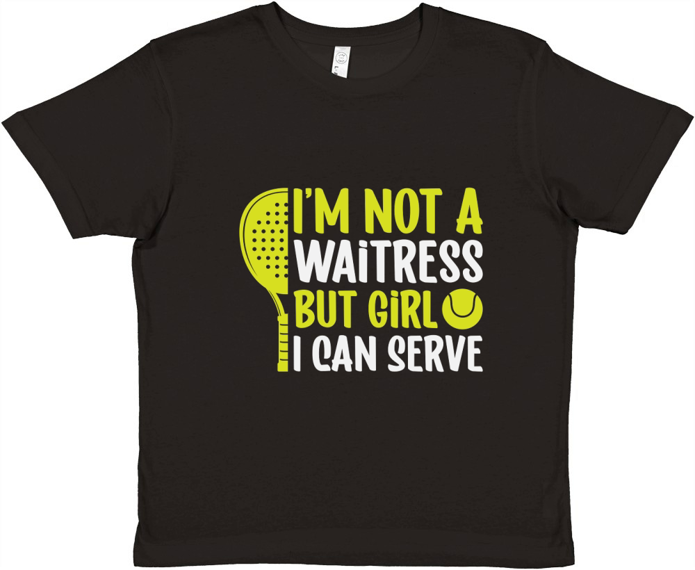 Im Not A Waitress But Girl I Can Serve Premium Kids Crewneck T-shirt