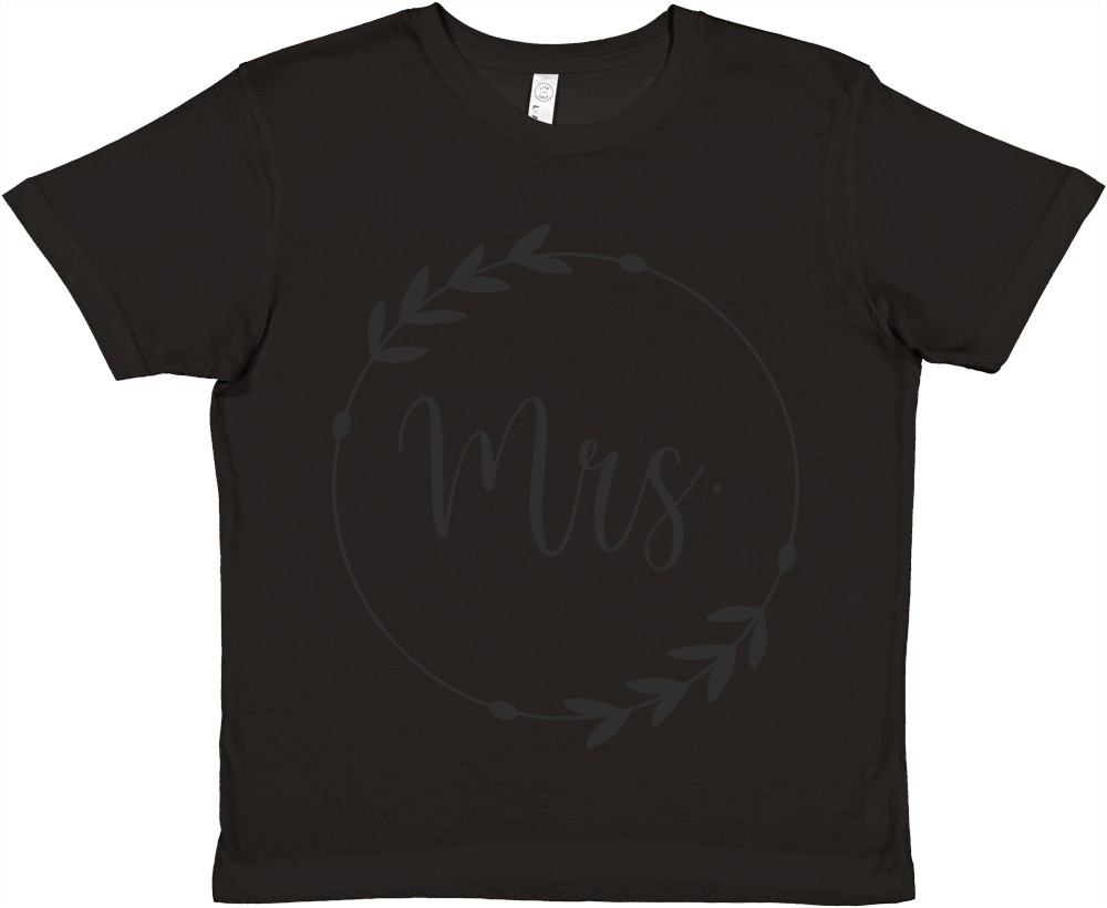 Mrs. Premium Kids Crewneck T-shirt