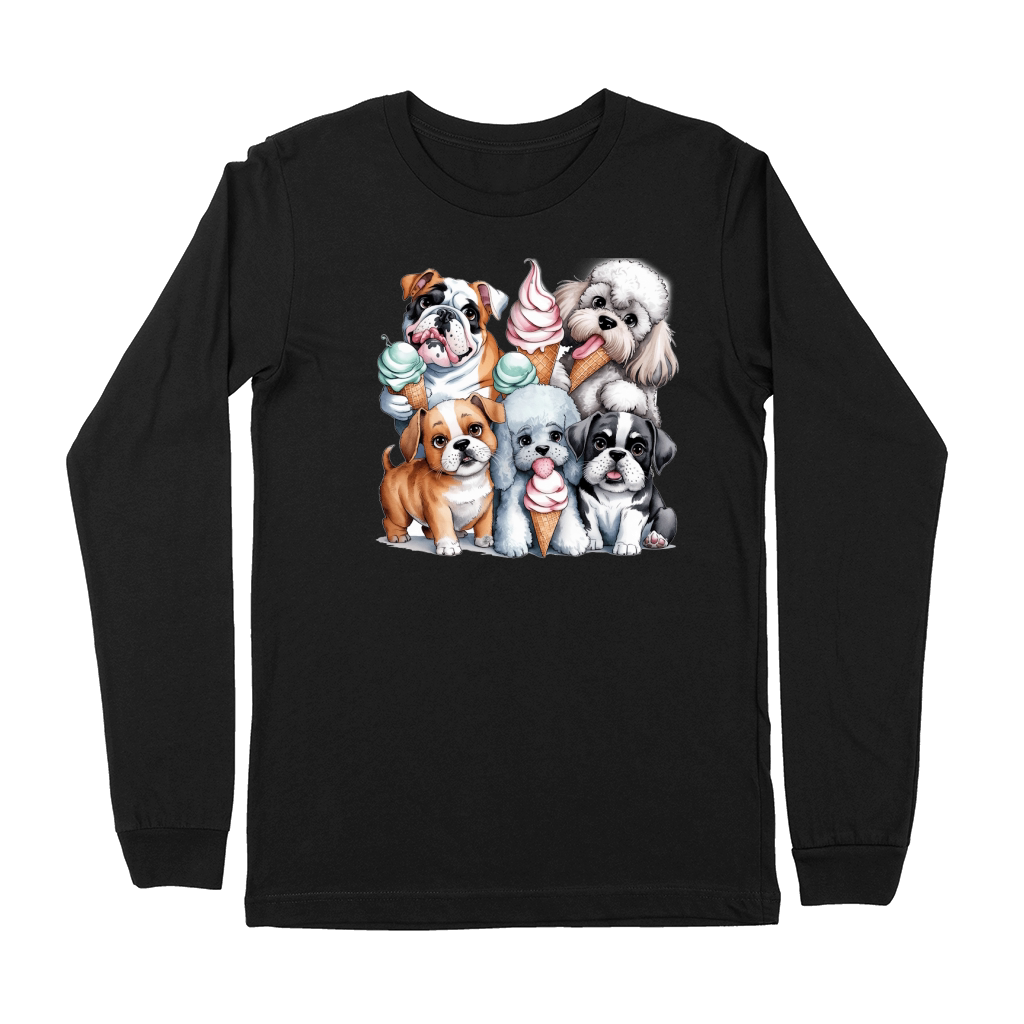 Dog Watercolor Bundle 07 Premium Long Sleeve