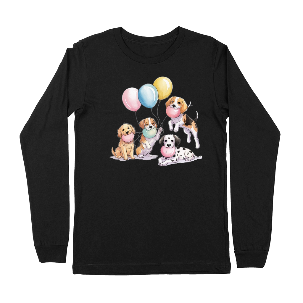 Dog Watercolor Bundle 13 Premium Long Sleeve