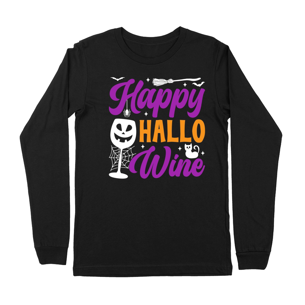 happy hallo wine Premium Long Sleeve