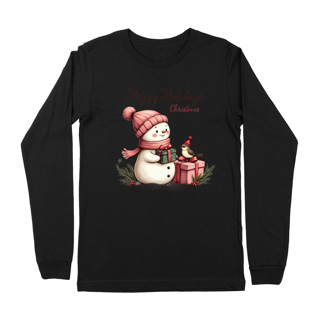 Happy holidays christmas 4 03 Premium Long Sleeve