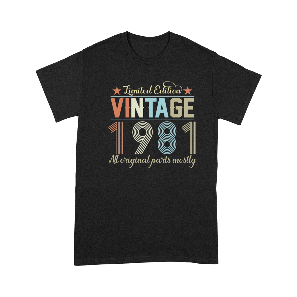 Birthday   Limited Edition Vintage 1981 Premium T-shirt