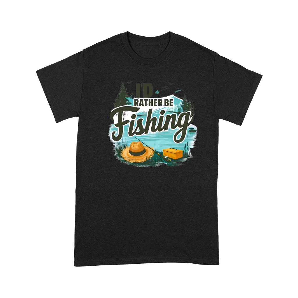Id Rather BeFishing Premium T-shirt