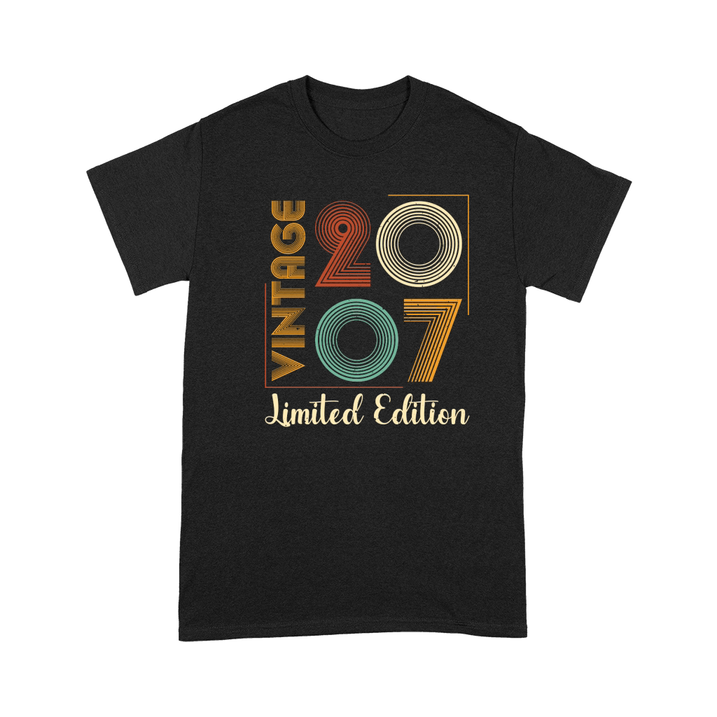 Vintage 2007 Limited Edition Birthday T Shirt Design (1) Premium T-shirt