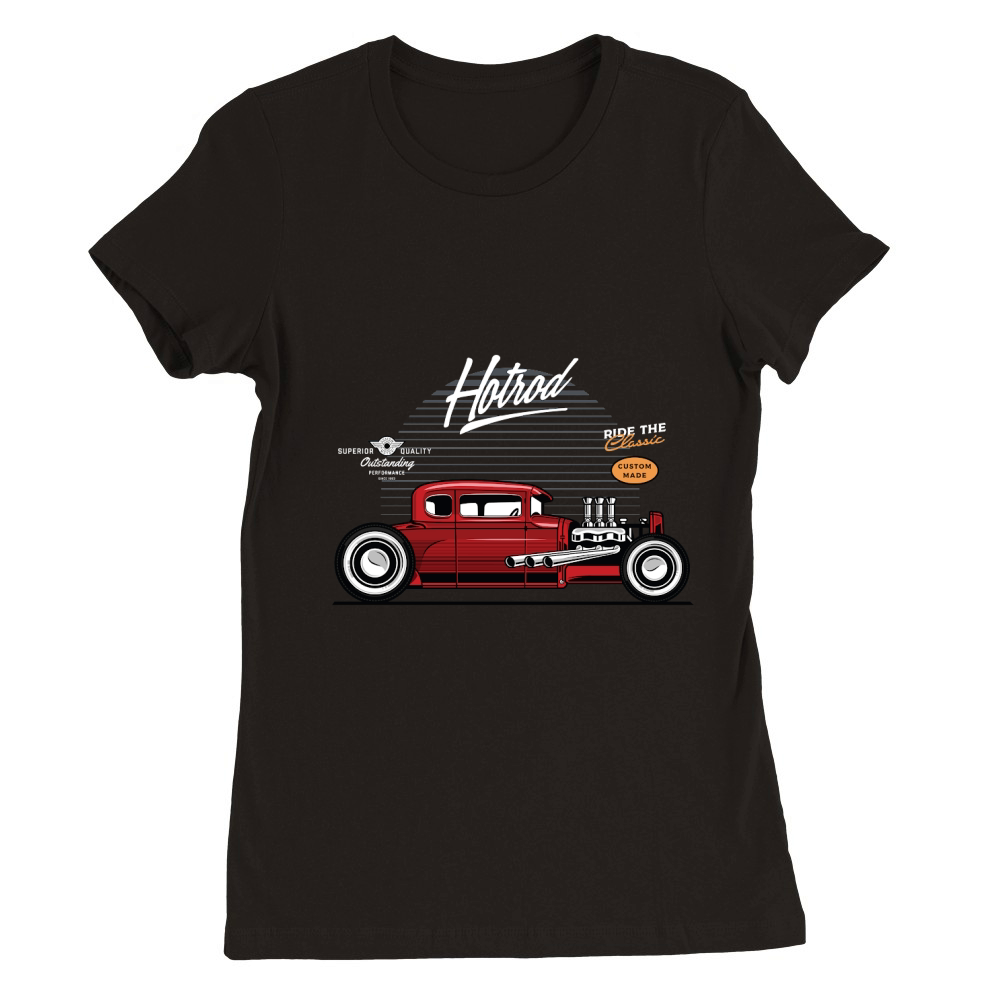 Vintage Car 17 Premium Womens Crewneck T-shirt