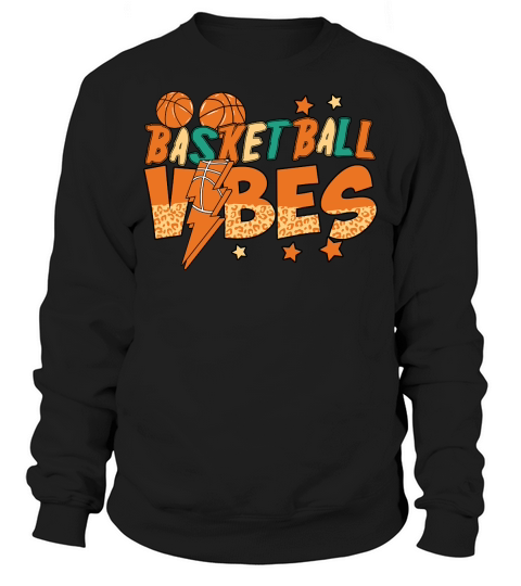 Basketball Vibes Leopard Sweatshirt Unisex