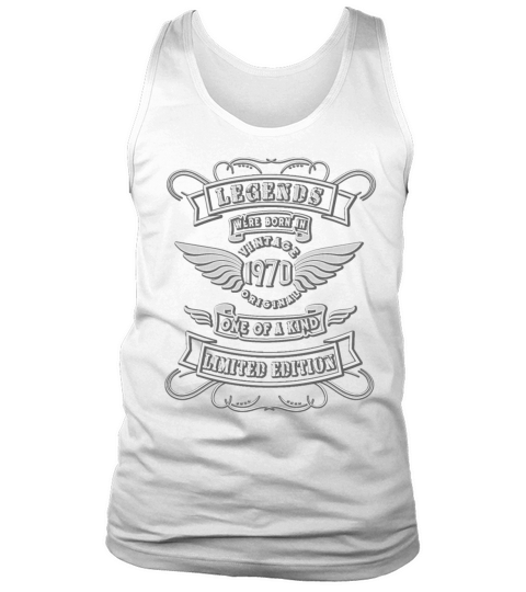 50th Birthday Gift - Vintage 1970 Tank Top Unisex