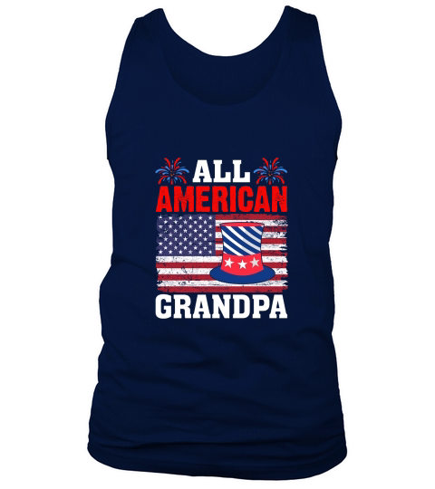 All american grandpa 02 Tank Top Unisex