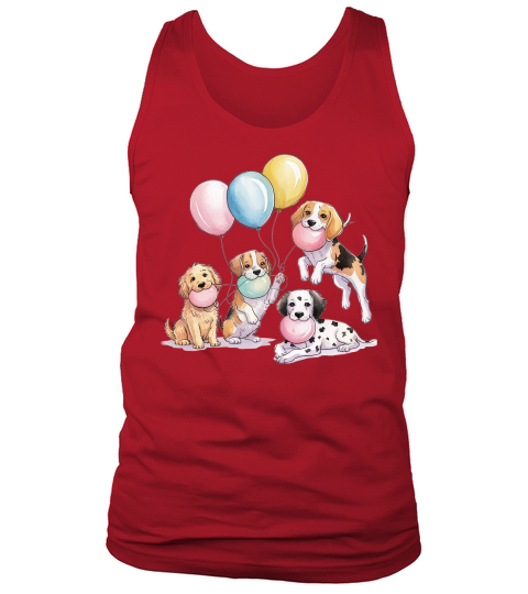 Dog Watercolor Bundle 13 Tank Top Unisex