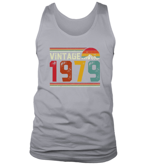 Vintage 1979 42 Years Old 42nd Birthday Gift Tank Top Unisex