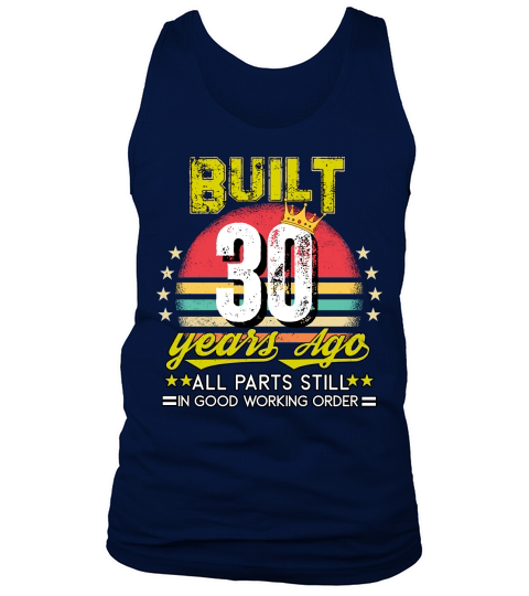 Vintage Birthday 30 Tank Top Unisex