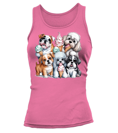 Dog Watercolor Bundle 07 Tank top Woman