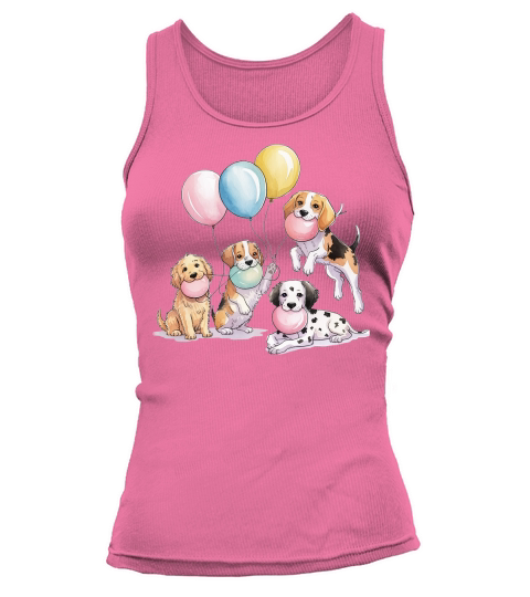 Dog Watercolor Bundle 13 Tank top Woman