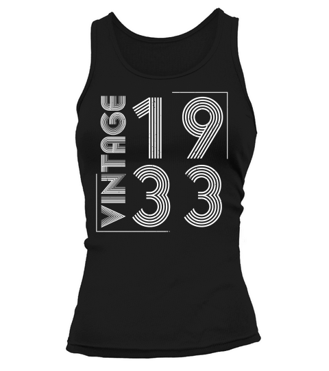 Vintage 1933 Birthday Tank top Woman