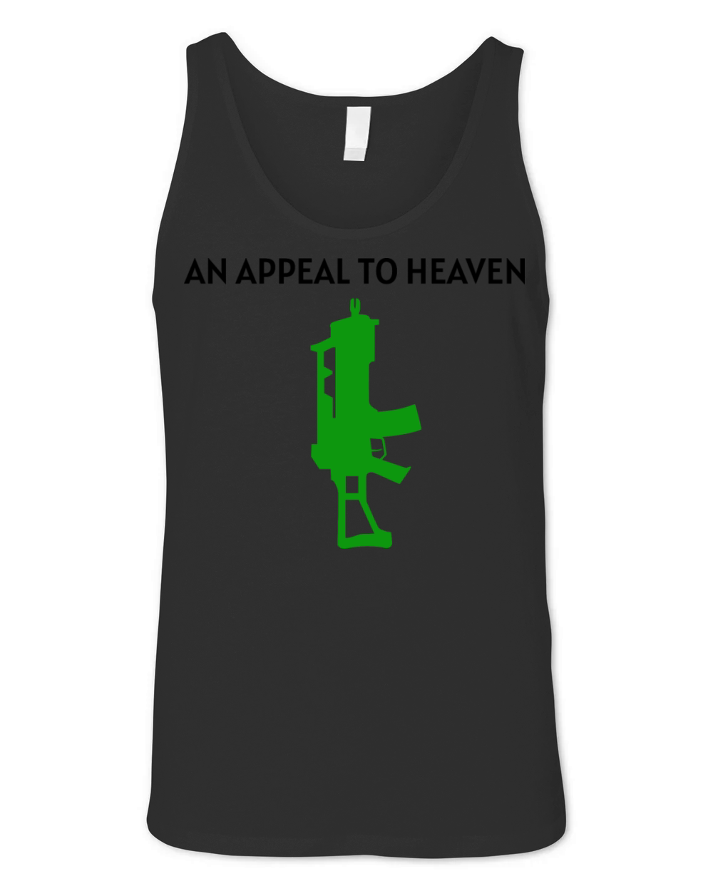 Appeal to Heaven Pine Tree Flag with Rifle Unisex Jersey Tank