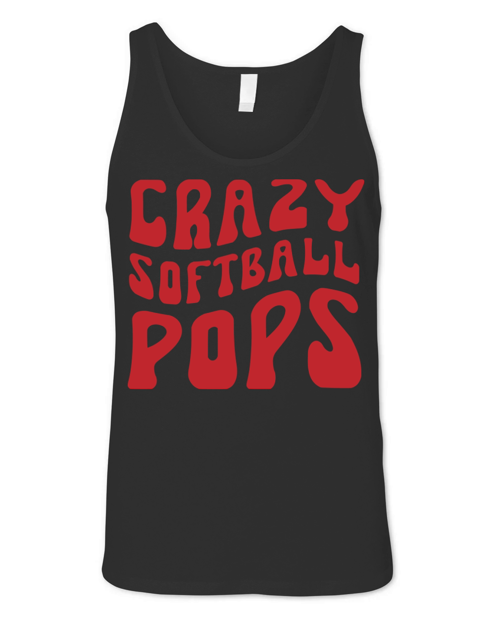 Crazy Softball Pops Unisex Jersey Tank