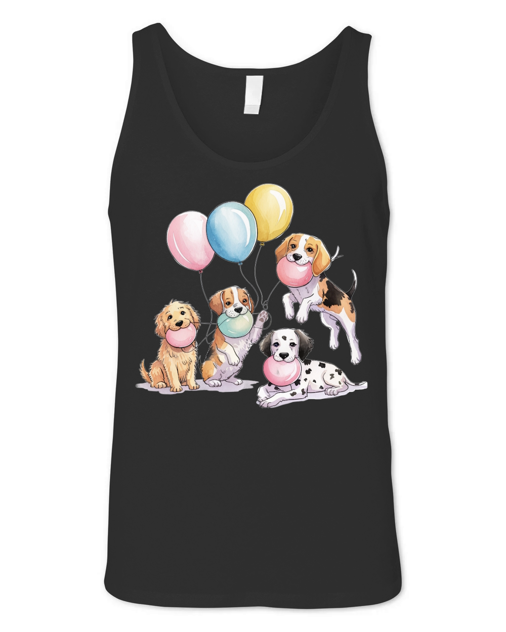 Dog Watercolor Bundle 13 Unisex Jersey Tank