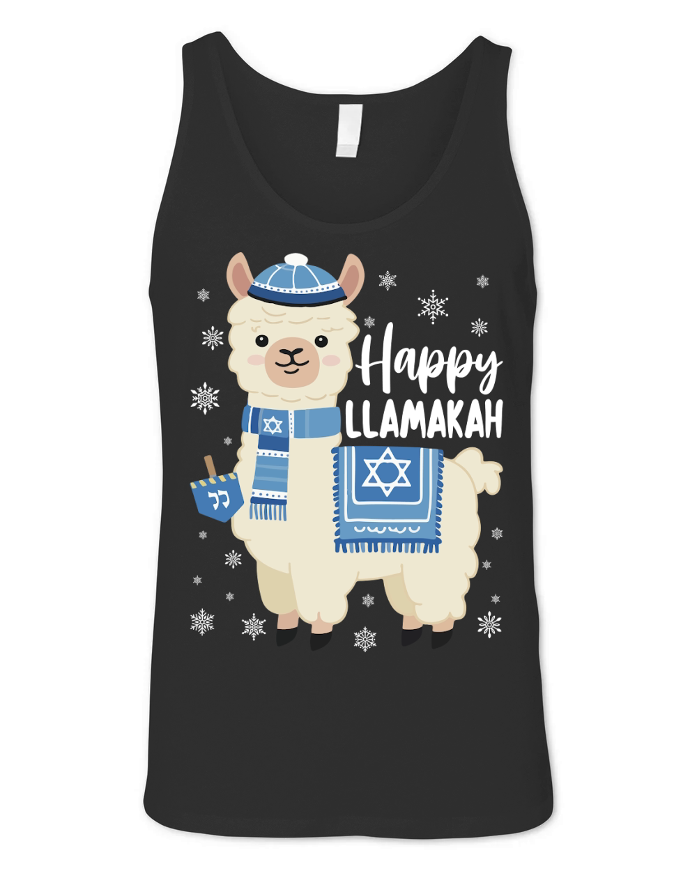 happy llamakah Unisex Jersey Tank