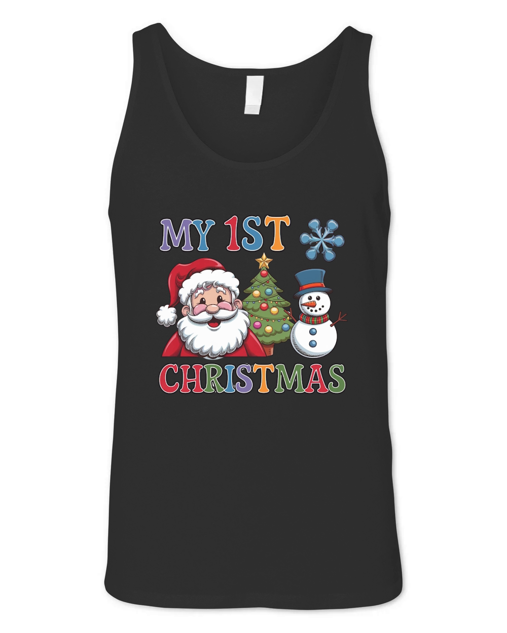 my 1st christmas 3 Unisex Jersey Tank
