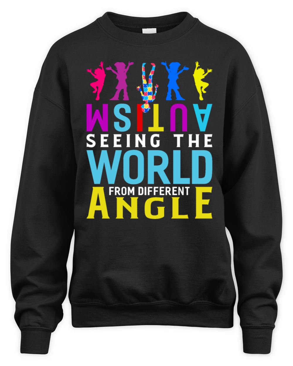 Autism Awareness Autistic Gift Unisex Premium Crewneck Sweatshirt