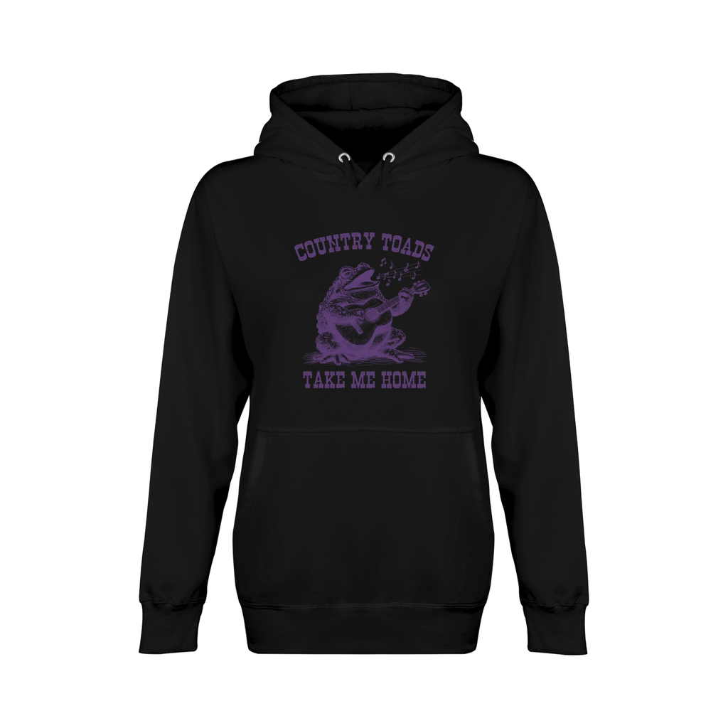 Country Toads Take Me Home L Violet Unisex Premium Pullover Hoodie
