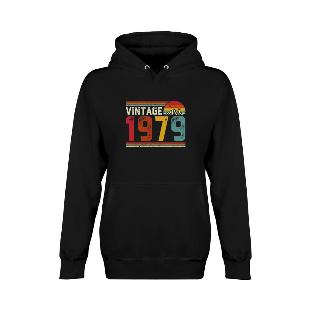 Vintage 1979 42 Years Old 42nd Birthday Gift Unisex Premium Pullover Hoodie
