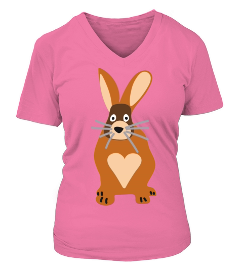 Easter Bunny V-neck T-Shirt Woman