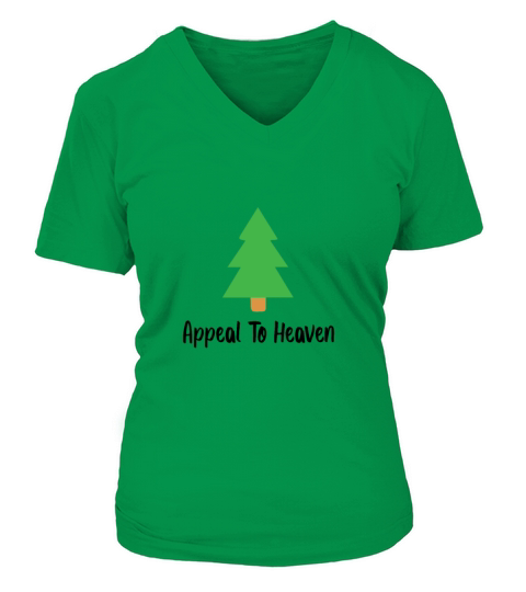 Pine Tree Flag Appeal to Heaven V-neck T-Shirt Woman