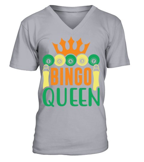 Bingo Queen 05 V-Neck T-shirt