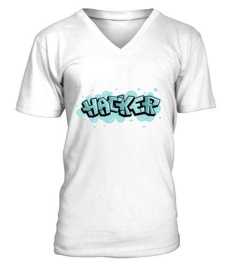 Hacker V-Neck T-shirt