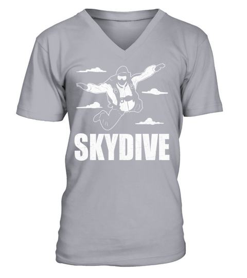 Skydive 02 V-Neck T-shirt