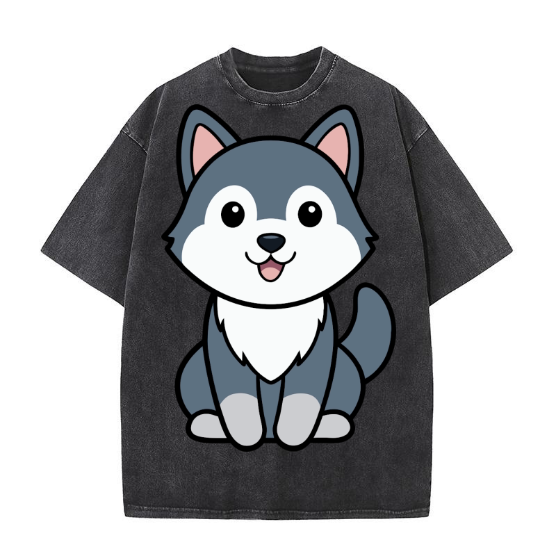 Alaskan Malamute 03 Washed T-Shirt