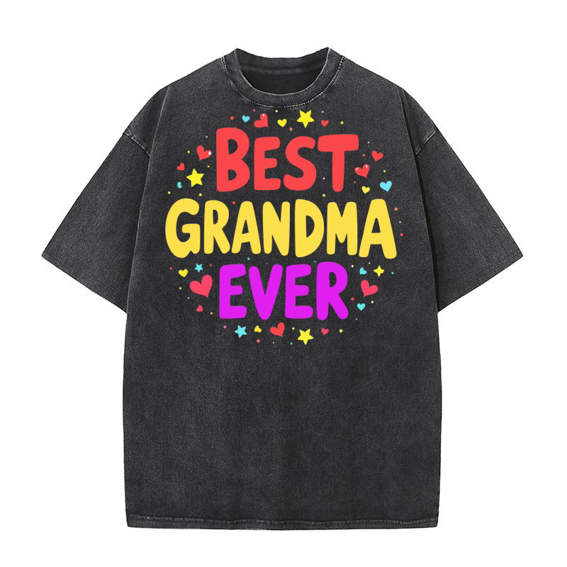 Best grandma ever 02 Washed T-Shirt
