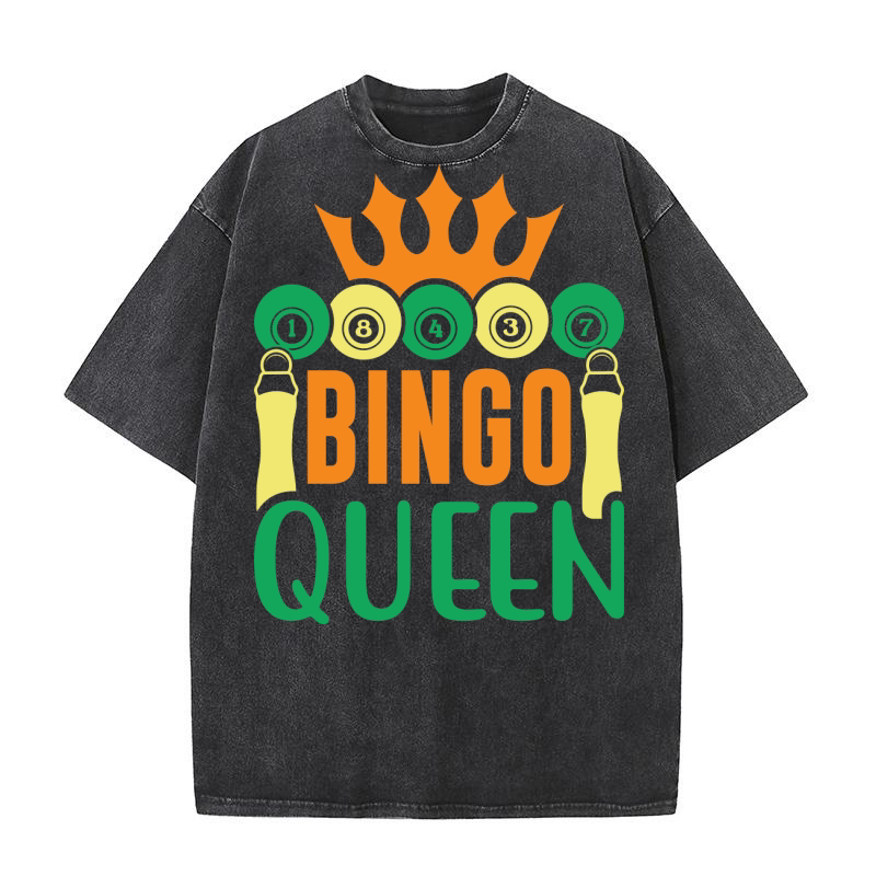 Bingo Queen 05 Washed T-Shirt