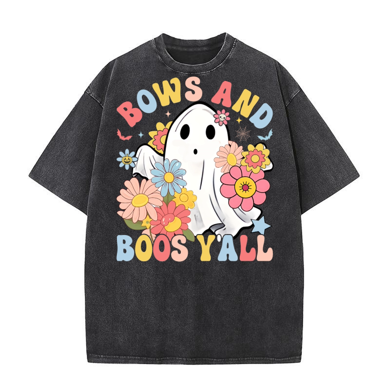 Bows And Hoos yall Washed T-Shirt