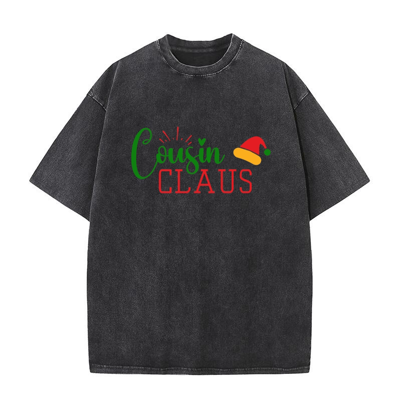 Cousin Claus 11 Washed T-Shirt