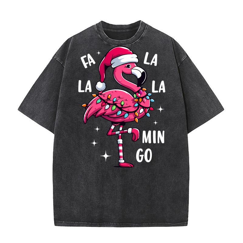 fa la la la min go Washed T-Shirt